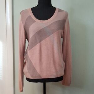 Burberry Brit merino wool scoop neck sweater 